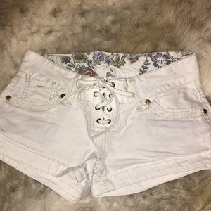 Guess Denim Shorts (White)
